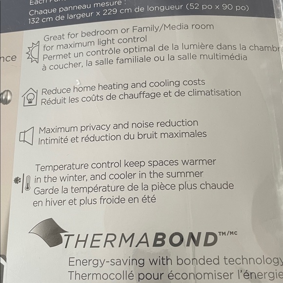 Eclipse 2-pack Total Blackout Curtain Panel - Picture 5 of 5